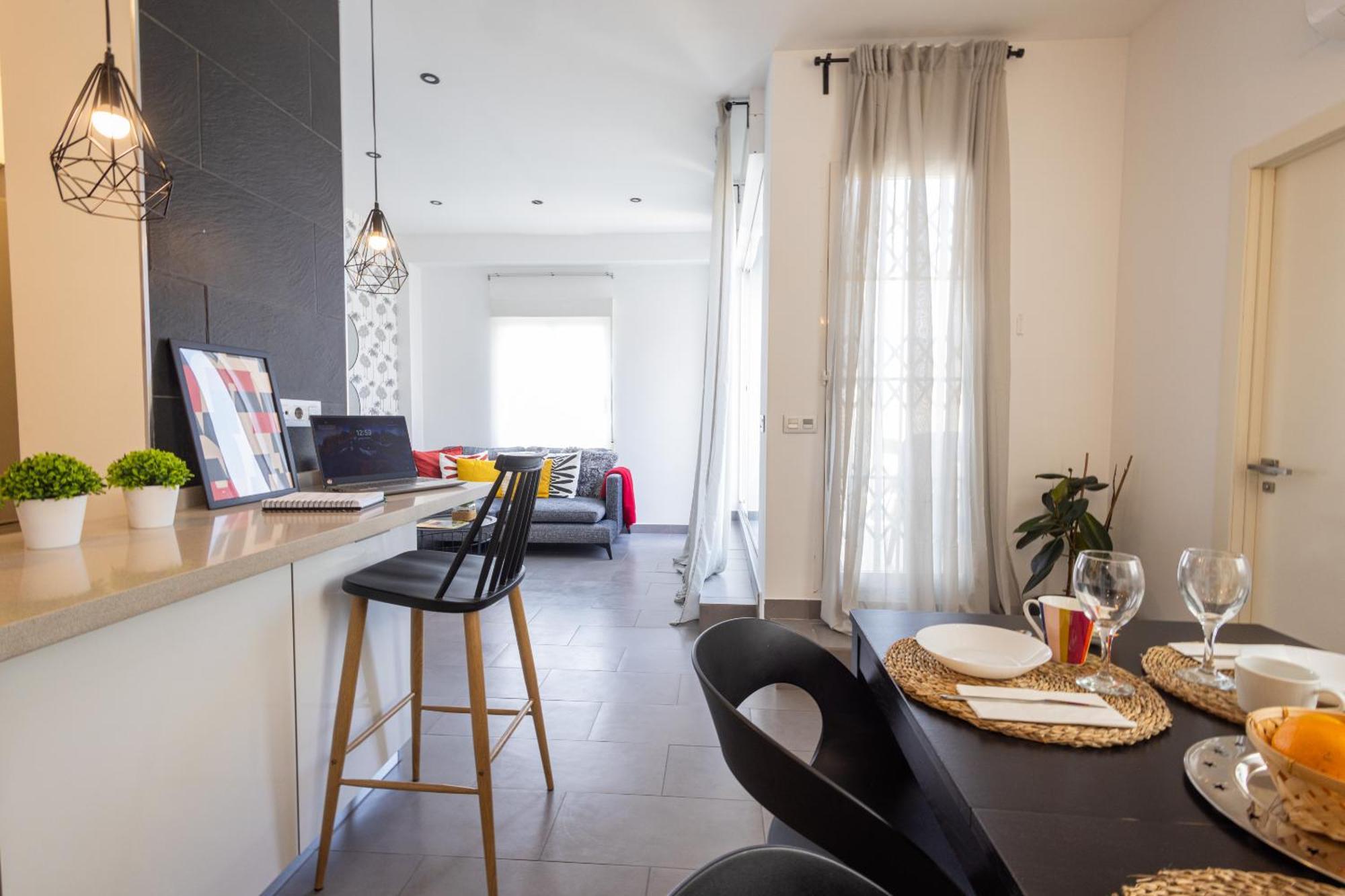 Florit Flats - Stylish 2 Bedroom Ac Wifi Terrace Attic In Valencia Center エクステリア 写真